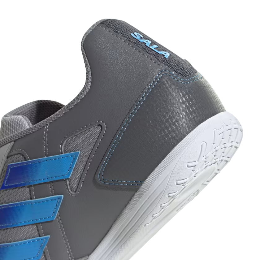 Adidas Men's Super Sala 2 Indoor Soccer Shoe IE7556 Grey-Blue