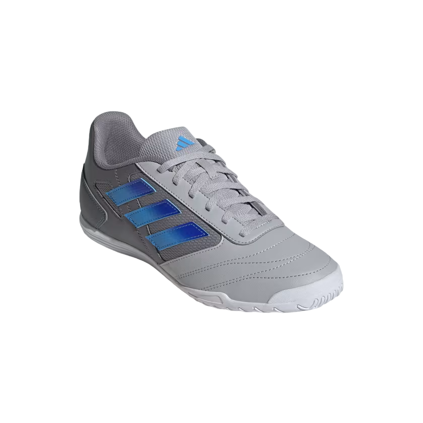 Adidas Men's Super Sala 2 Indoor Soccer Shoe IE7556 Grey-Blue