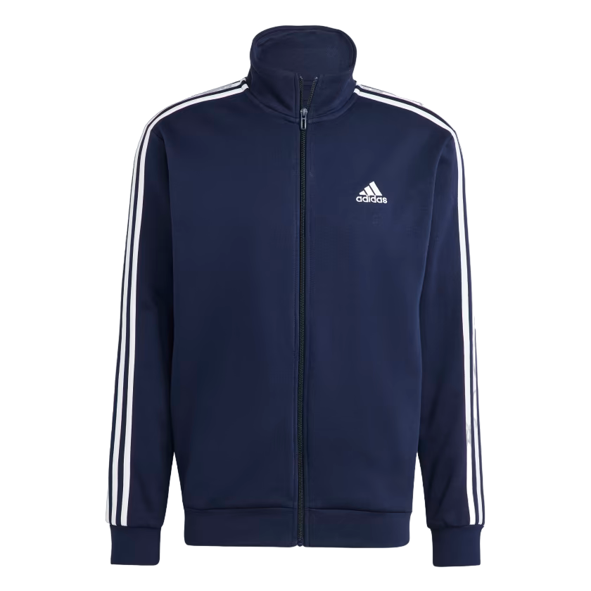 Adidas Basic 3-Stripes Fleece Tracksuit IJ6064 blue
