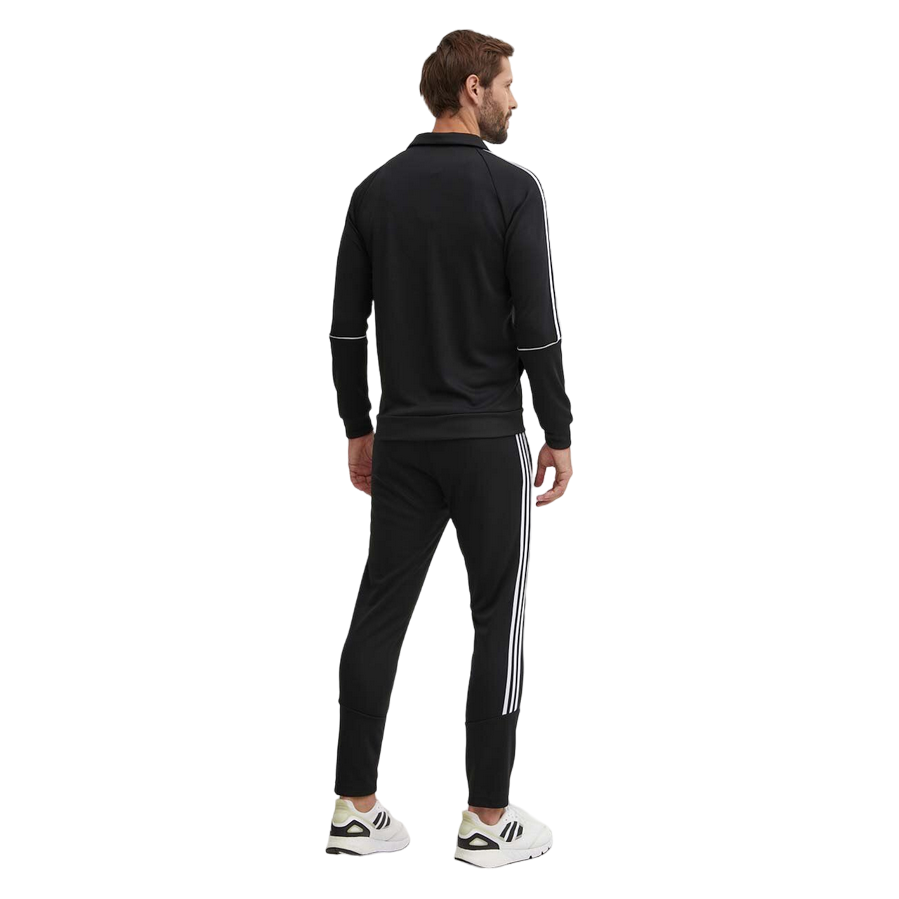 Adidas Men's 3-Stripes Essentials Tracksuit IX1277 Black-White
