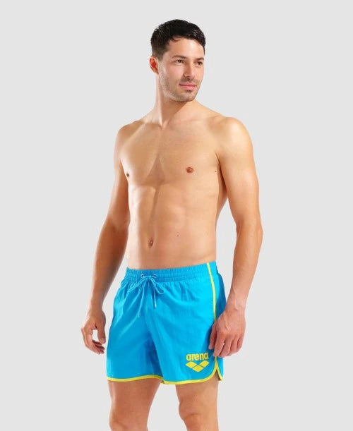 Arena Big Logo Borders Short Uomo Turchese 009103831