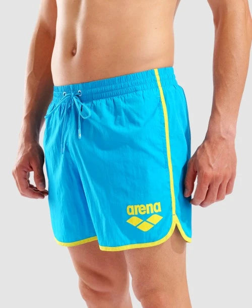 Arena Big Logo Borders Short Uomo Turchese 009103831