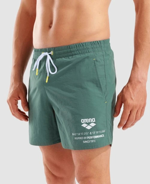 Arena Costume Pantaloncino Uomo Salvia - Graphic Beach 010891600