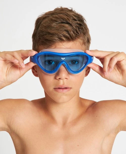 Arena Maschera Nuoto Junior The One Mask 004309 200 Blu-Rosso 6-12 Anni
