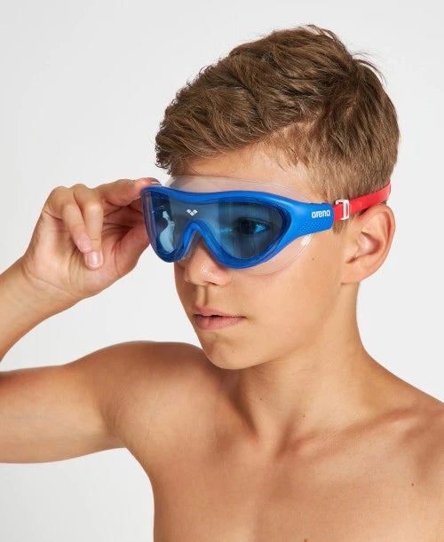 Arena Maschera Nuoto Junior The One Mask 004309 200 Blu-Rosso 6-12 Anni