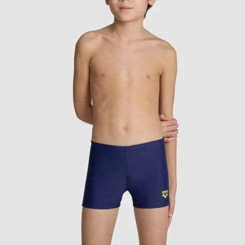 Arena boy's close-fitting jammer swimsuit with Pixels print 006727 700 blue