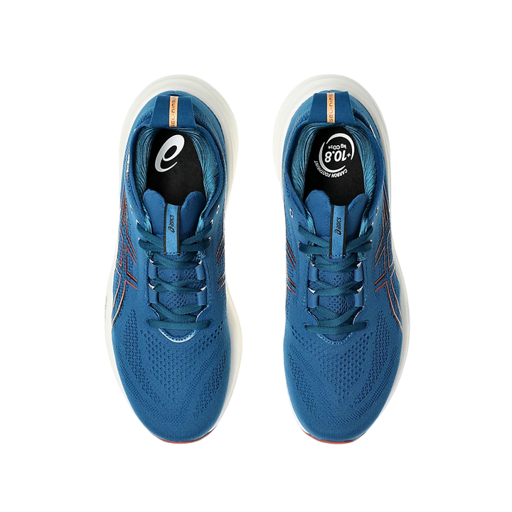 Asics Gel Nimbus 26 1011B794-404 Blue Orange - Men's Running Shoe Maximum Cushioning