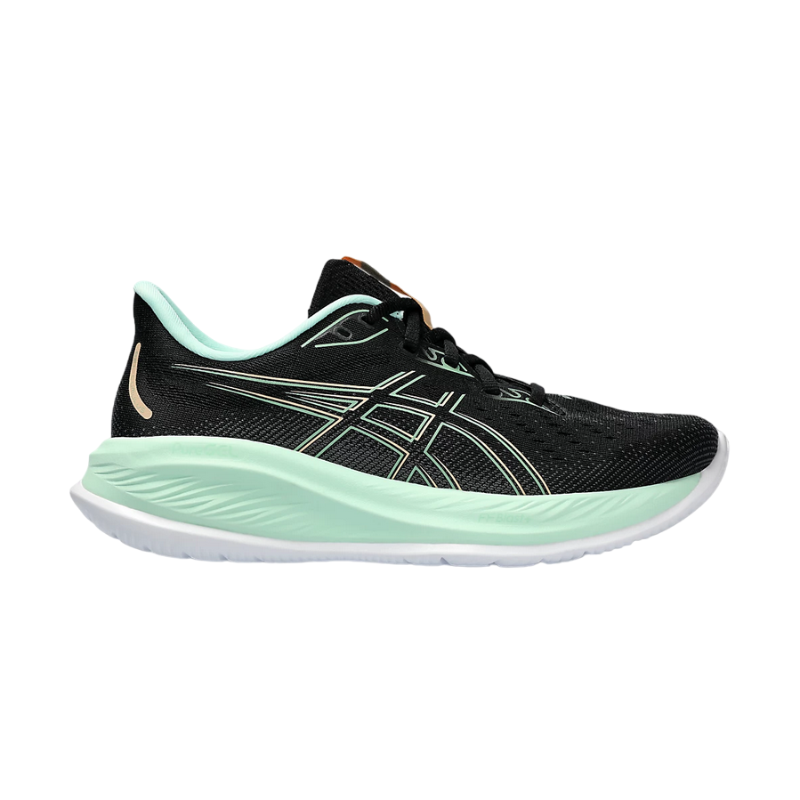 Asics GEL-CUMULUS 26 1012B599-001 Black Mint Women's Running Shoes