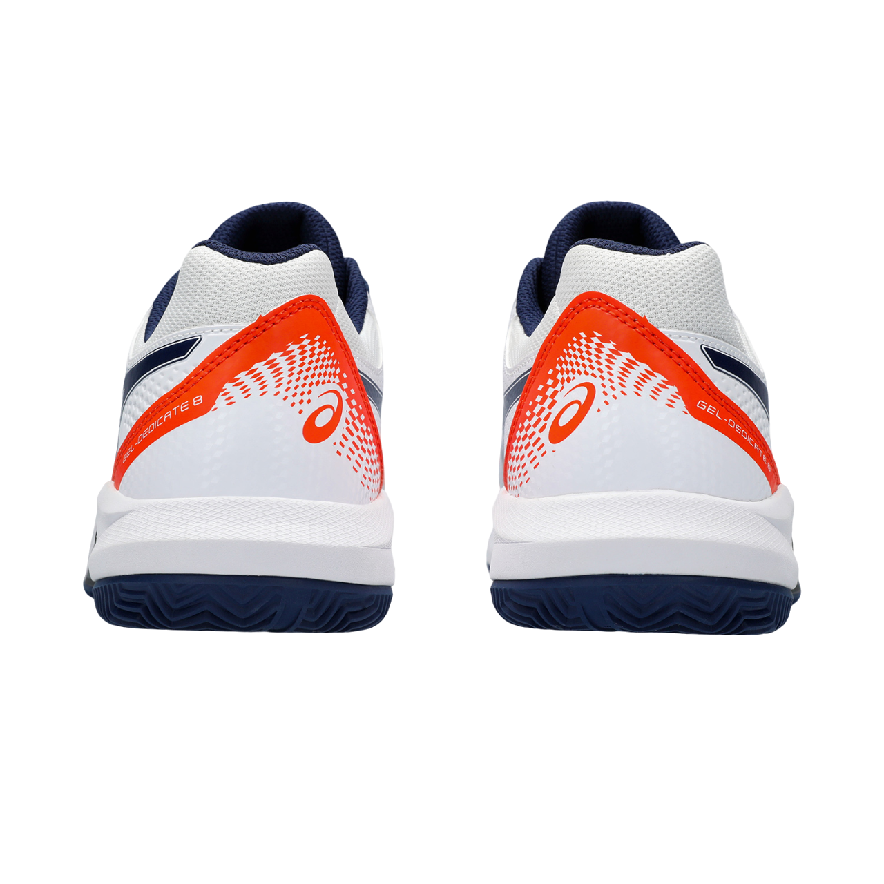 Asics Men's Clay Court Tennis Shoe Gel Dedicate 8 Clay 1041A448-102 White-Blue