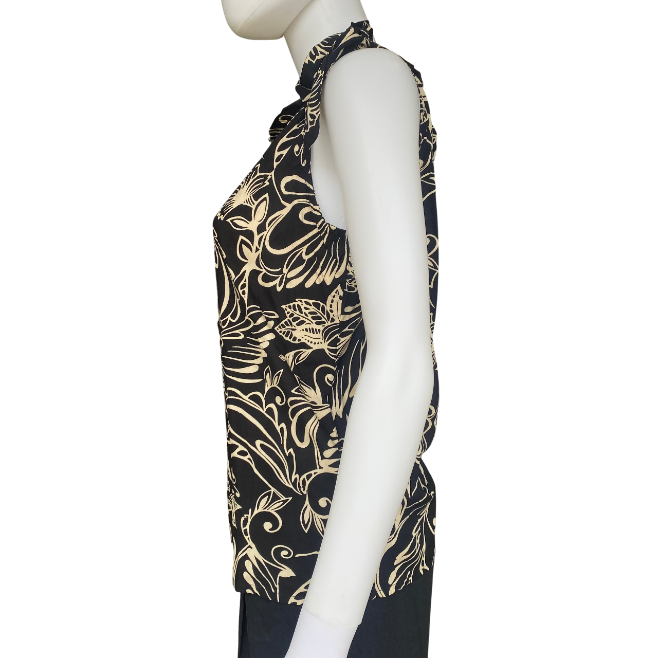 Astrolabio Camicia Donna Nodo Spalla CA6C T68H Nero Fantasia | Eleganza