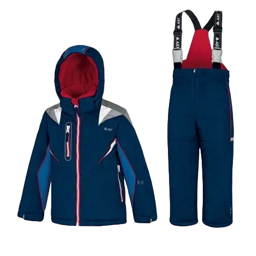 Astrolabio tuta da sci da bambino giacca e pantalone YH9H TC09 3C blu