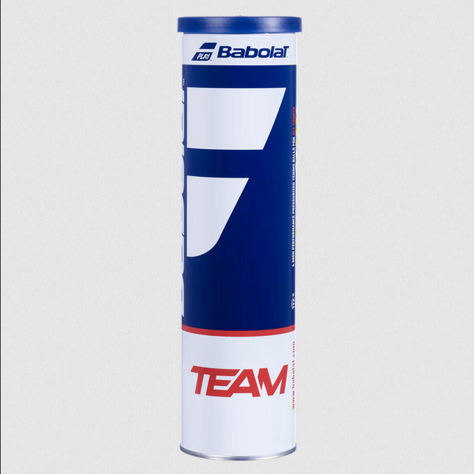Babolat Team Tennis Balls 1 Tube 4 Yellow Balls