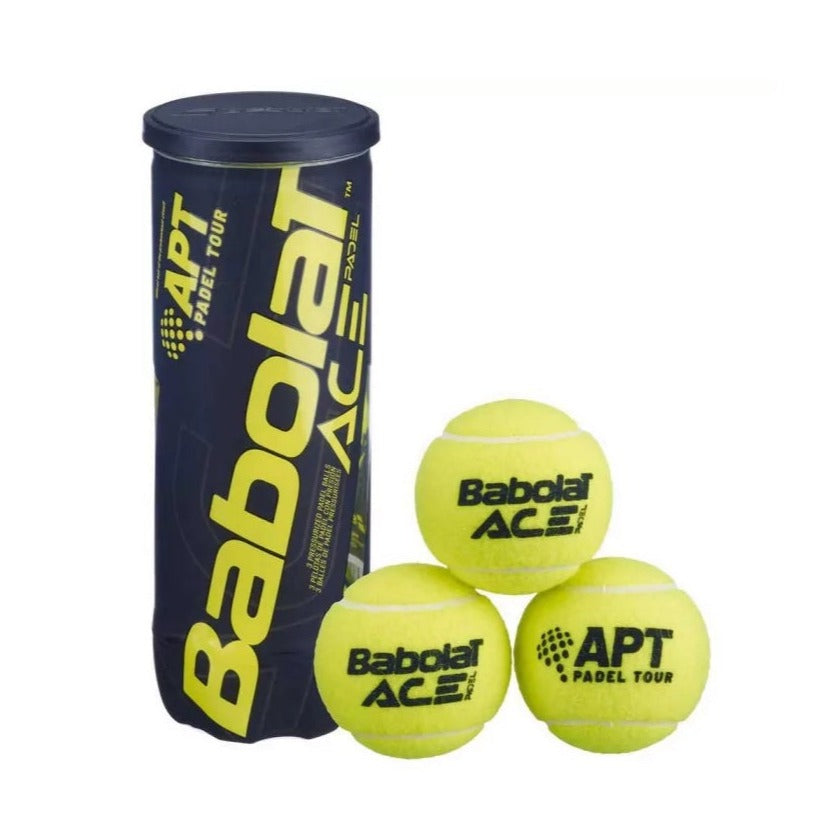Babolat pallina da Padel Ace X3 omologata dalla F.I.P. Tubo da 3 palline gialle