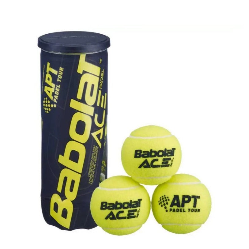 Babolat pallina da Padel Ace X3 omologata dalla F.I.P. Tubo da 3 palline gialle