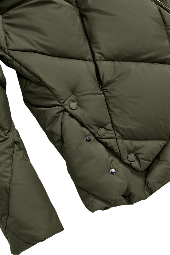 Bomboogie Piumino Donna Verde GW8639TMNW5 365 | Calore Naturale &amp; Stile Romantico