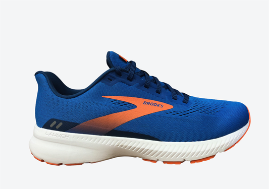 Scarpe Running Brooks Launch 8 Uomo Blu Arancio - Velocità e Leggerezza
