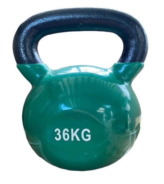 CONTES Kettlebell in vinile da 36Kg 03735 verde