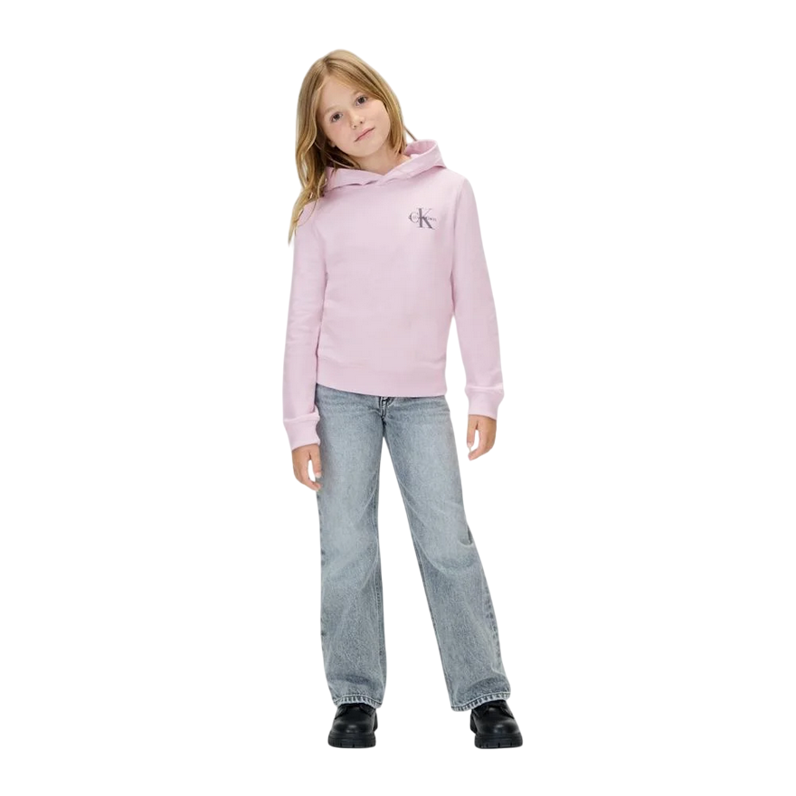 Calvin Klein Felpa con Cappuccio Unisex Junior IU0IU00712BEH rosa