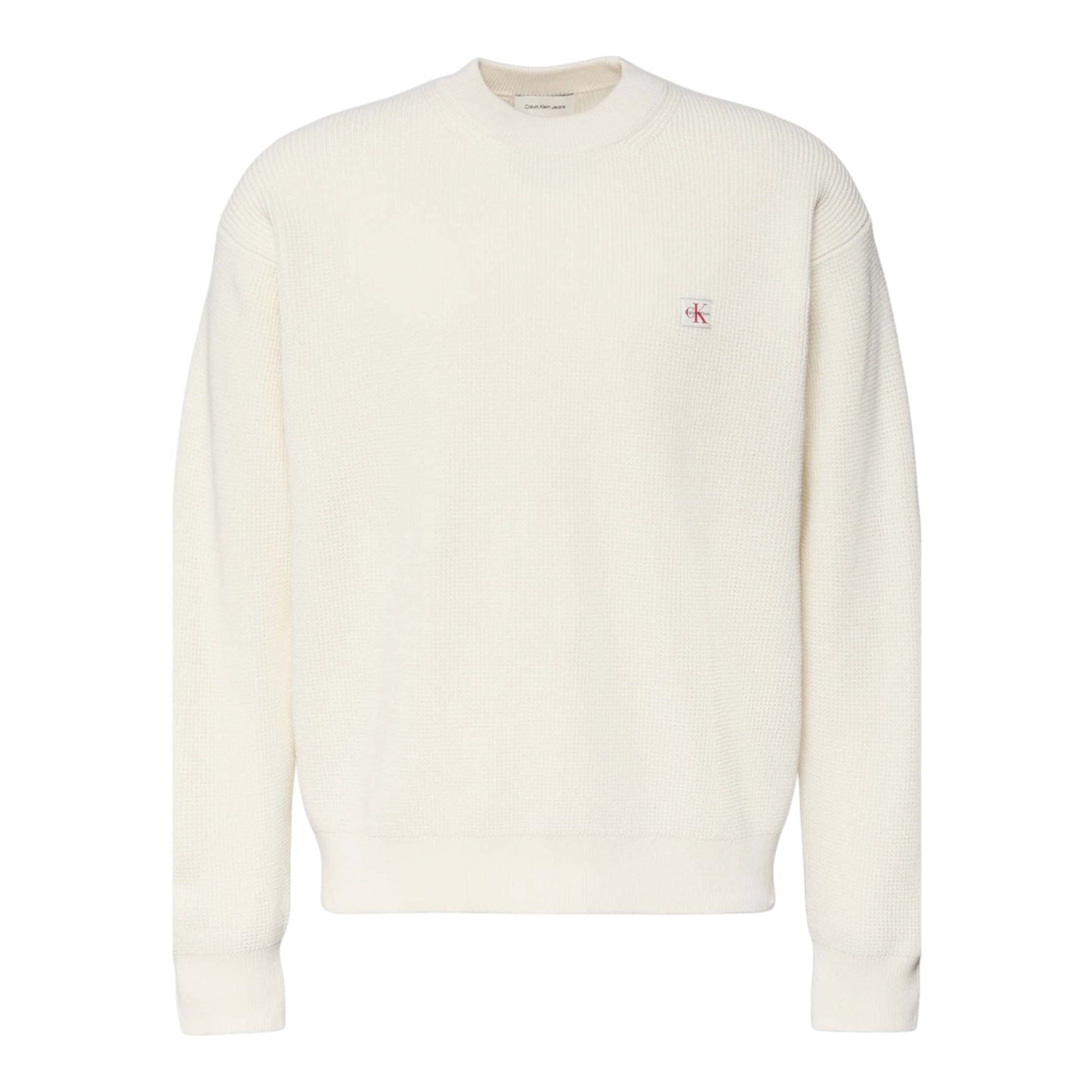 Calvin Klein Maglia LV04RD313G YAS Tofu Waffle Girocollo Uomo