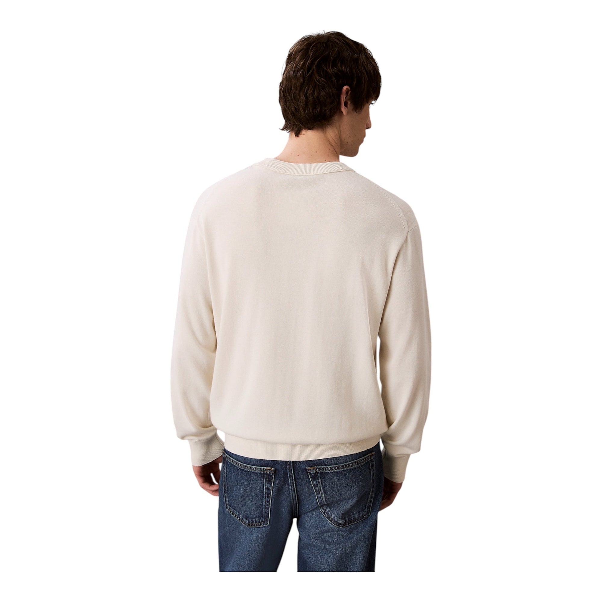 Calvin Klein Maglione Monogramma Uomo LV04RC309G Tofu