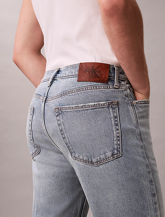 Calvin Klein Jeans Straight Standard LV04RE703G 2TI Blu Chiaro Uomo