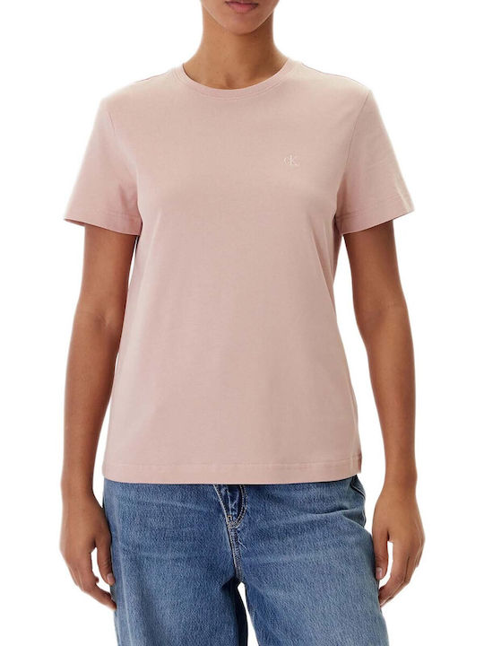 Calvin Klein T-shirt Donna Monogramma Manica Corta LV047B224G 3T3 Tucan Wind