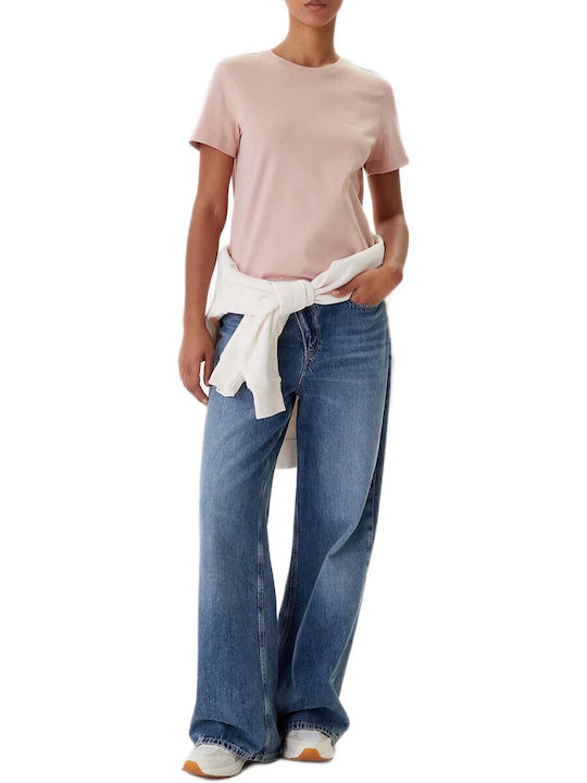 Calvin Klein T-shirt Donna Monogramma Manica Corta LV047B224G 3T3 Tucan Wind