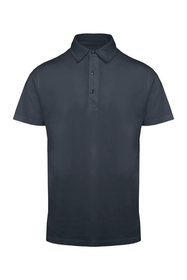 Censured Polo Uomo Manica Corta Cotone Blu - TM6101JSSG 205