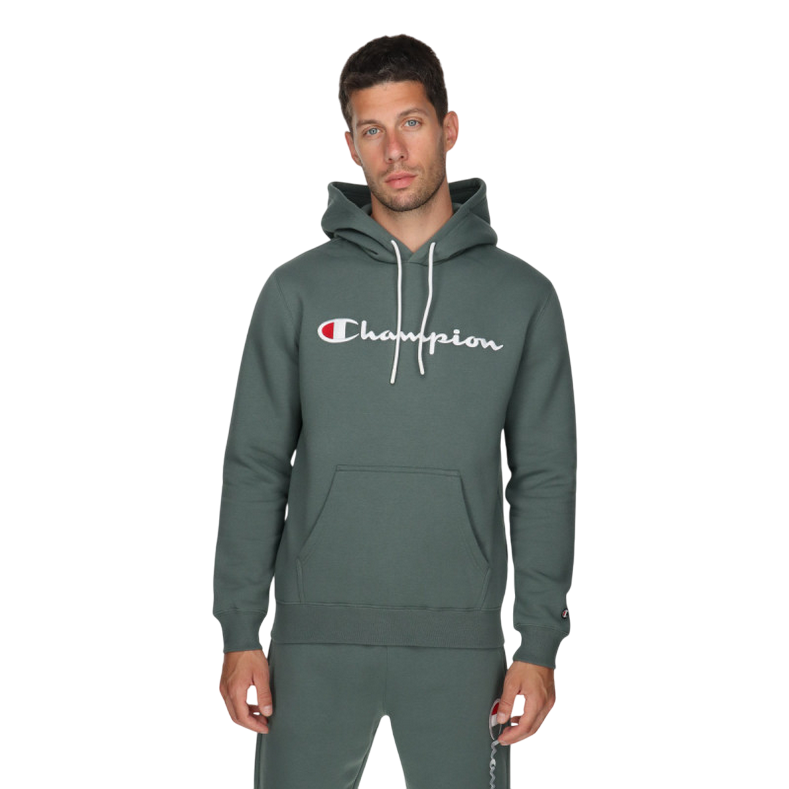 Champion Felpa Cappuccio Uomo Legacy 219203 GS510 - Verde Salvia