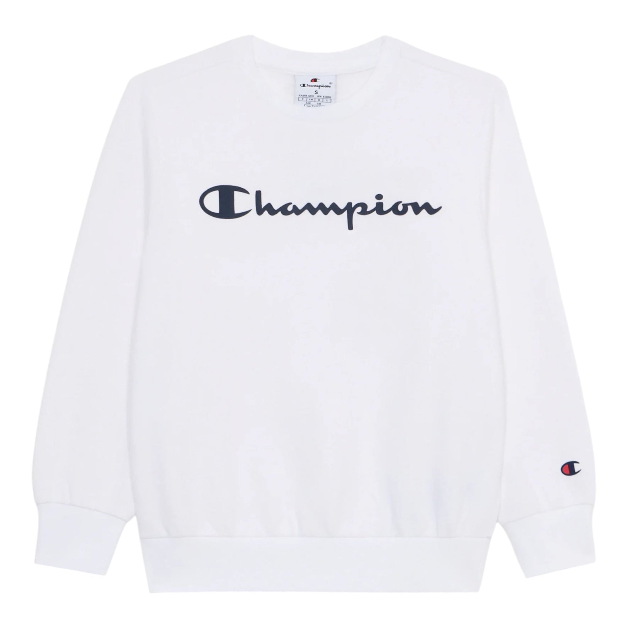Champion Felpa Junior 307359 WW001 Bianco