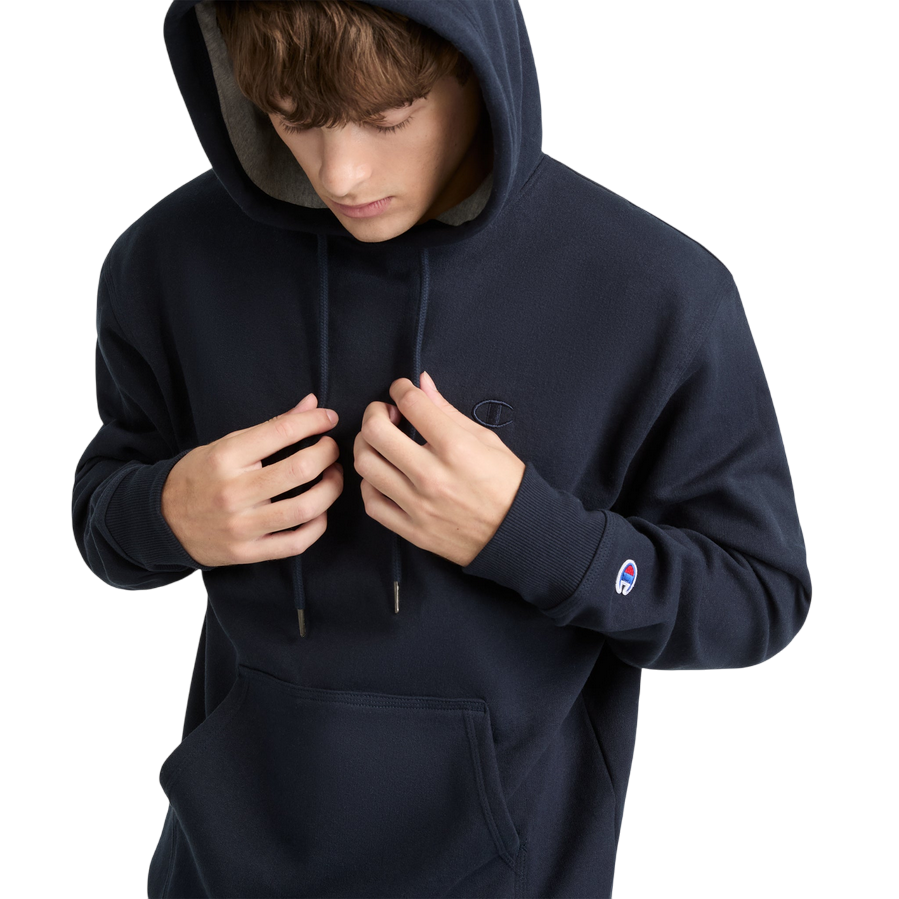 Champion Felpa Uomo Cappuccio 221995 BS501 M Blu – cotone, comfort, stile sportivo