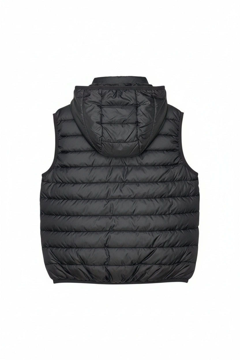 Champion Gilet con Cappuccio 307542 KK001 Junior Nero