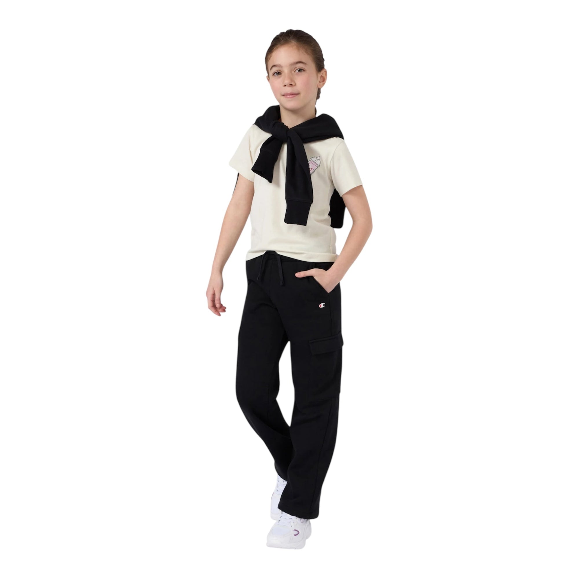 Champion Pantalone Straight Hem 405303 KK001 Nero