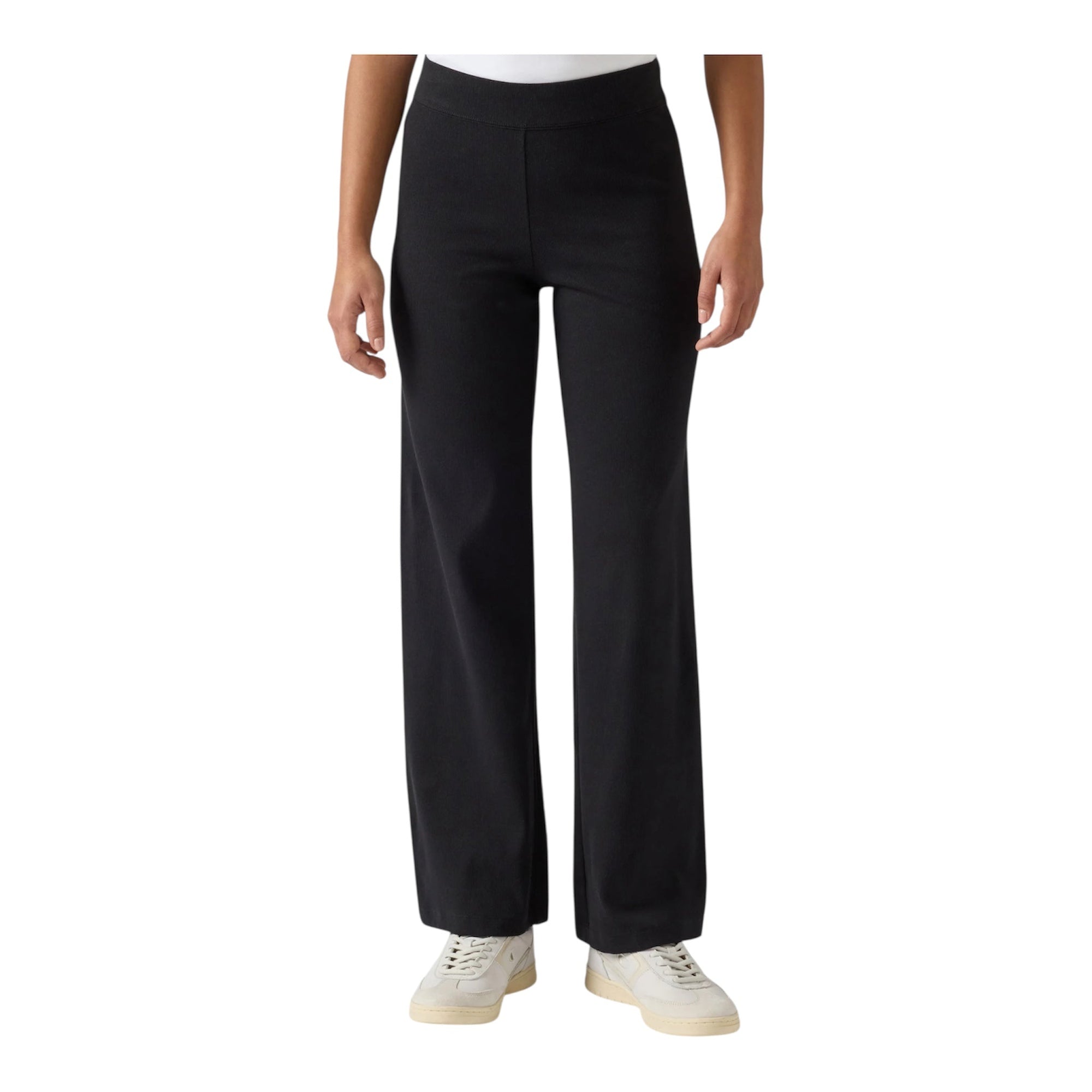 Champion Pantalone Wide Leg 118613 KK001 Donna Nero