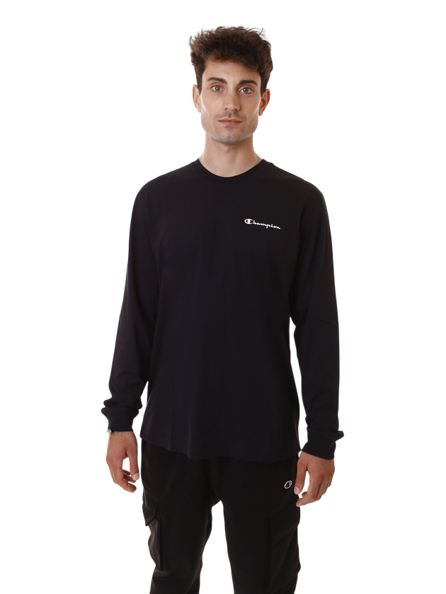 Champion T-shirt Manica Lunga Uomo 218293 KK001 Nero