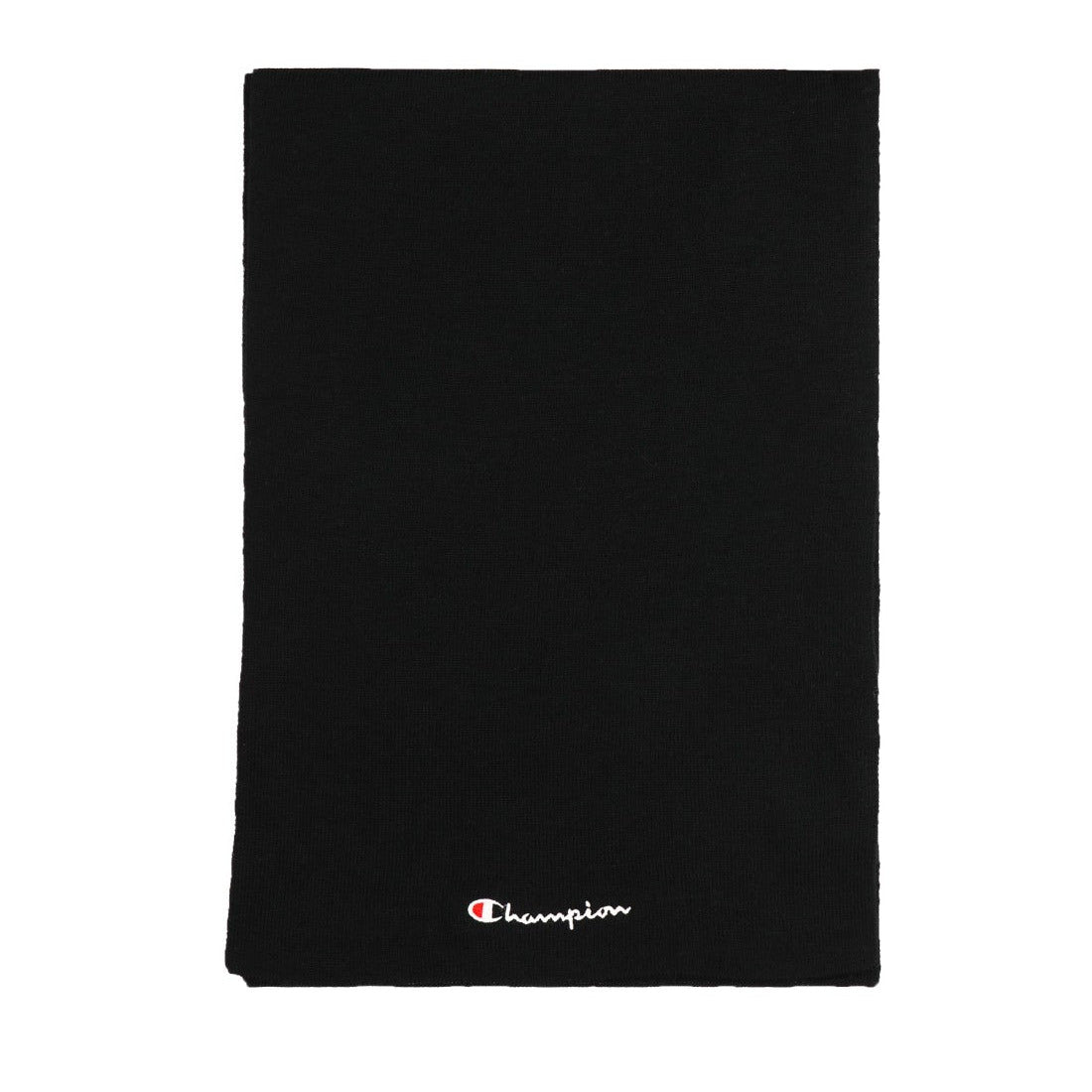 Champion sciarpa con logo ricamato 806066 KK001 nero - Accessorio elegante e caldo per outfit sportivi