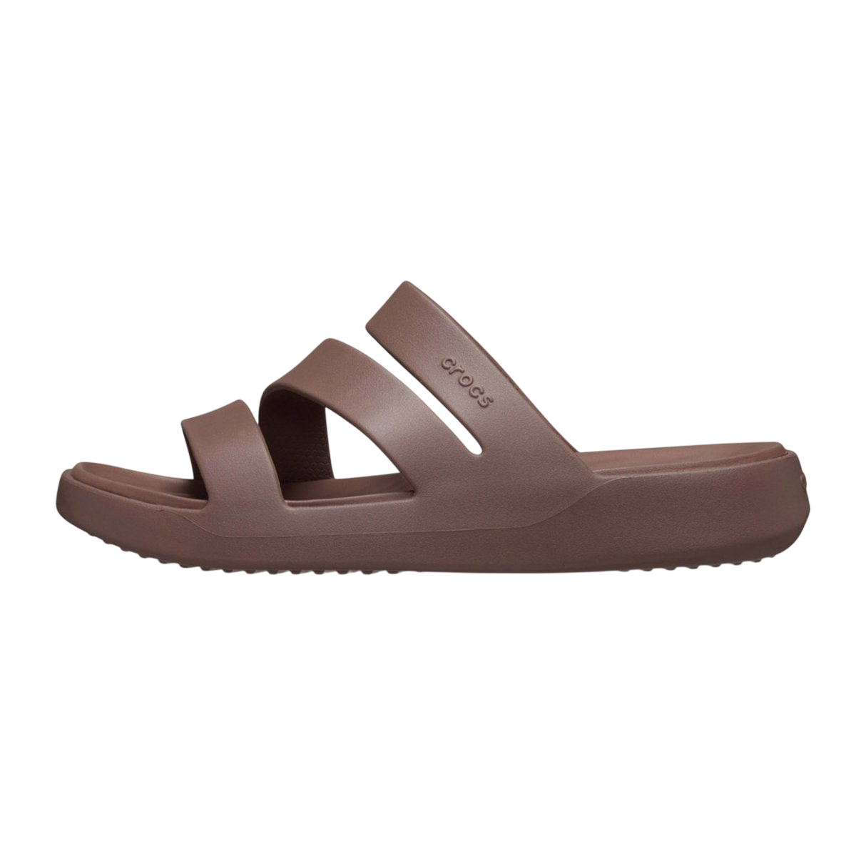 Crocs ciabatta sandalo Fuga Strappy da donna 209587-0LF tartufo