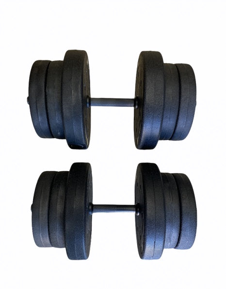 Contes Set of Dumbbells and Barbell 42kg DY-DB-42KG Cement Coated