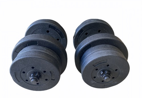 Contes Set of Dumbbells and Barbell 42kg DY-DB-42KG Cement Coated
