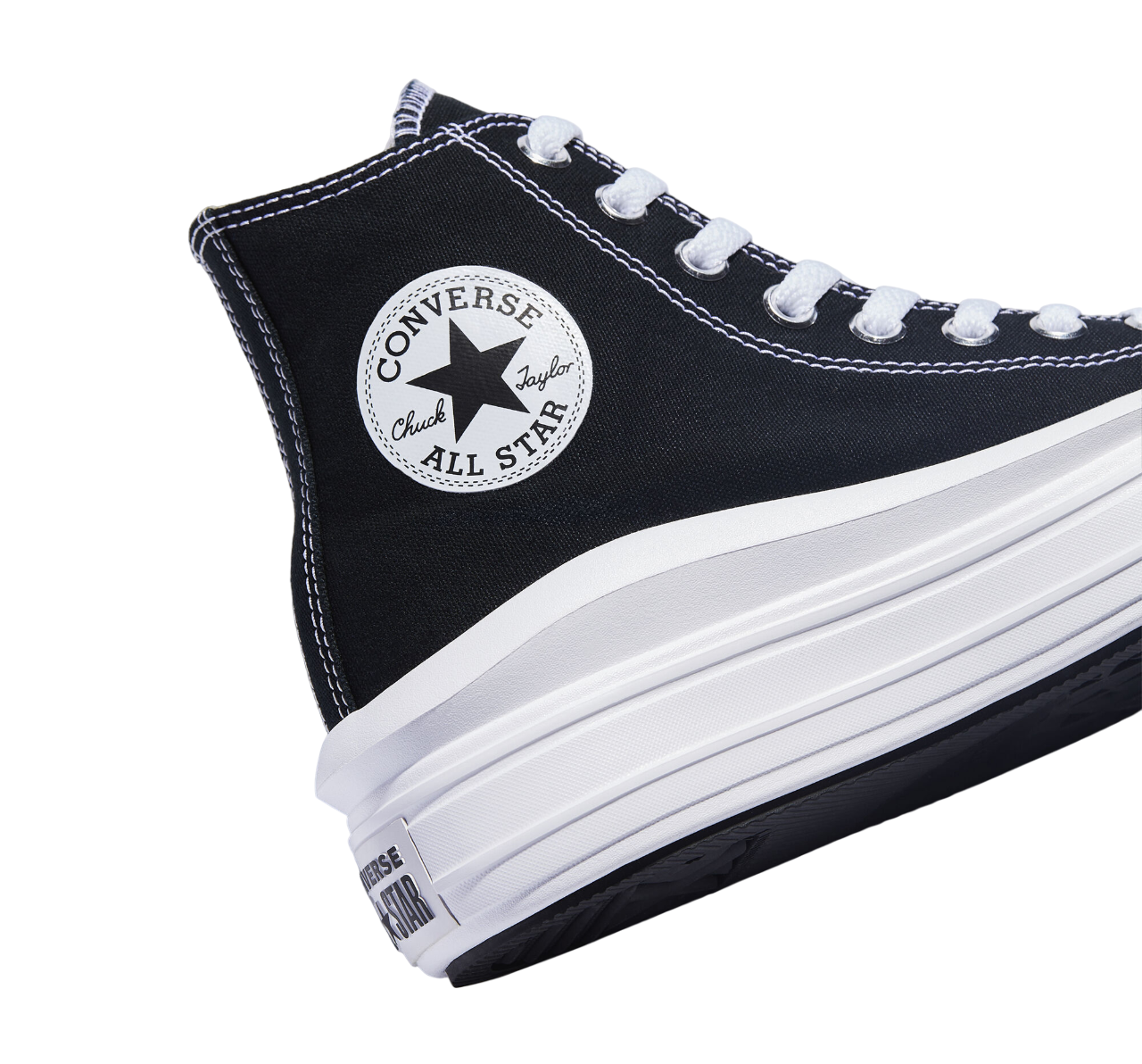 Suola platform leggera Converse Chuck Taylor Move 568497C per altezza extra e stile moderno donna