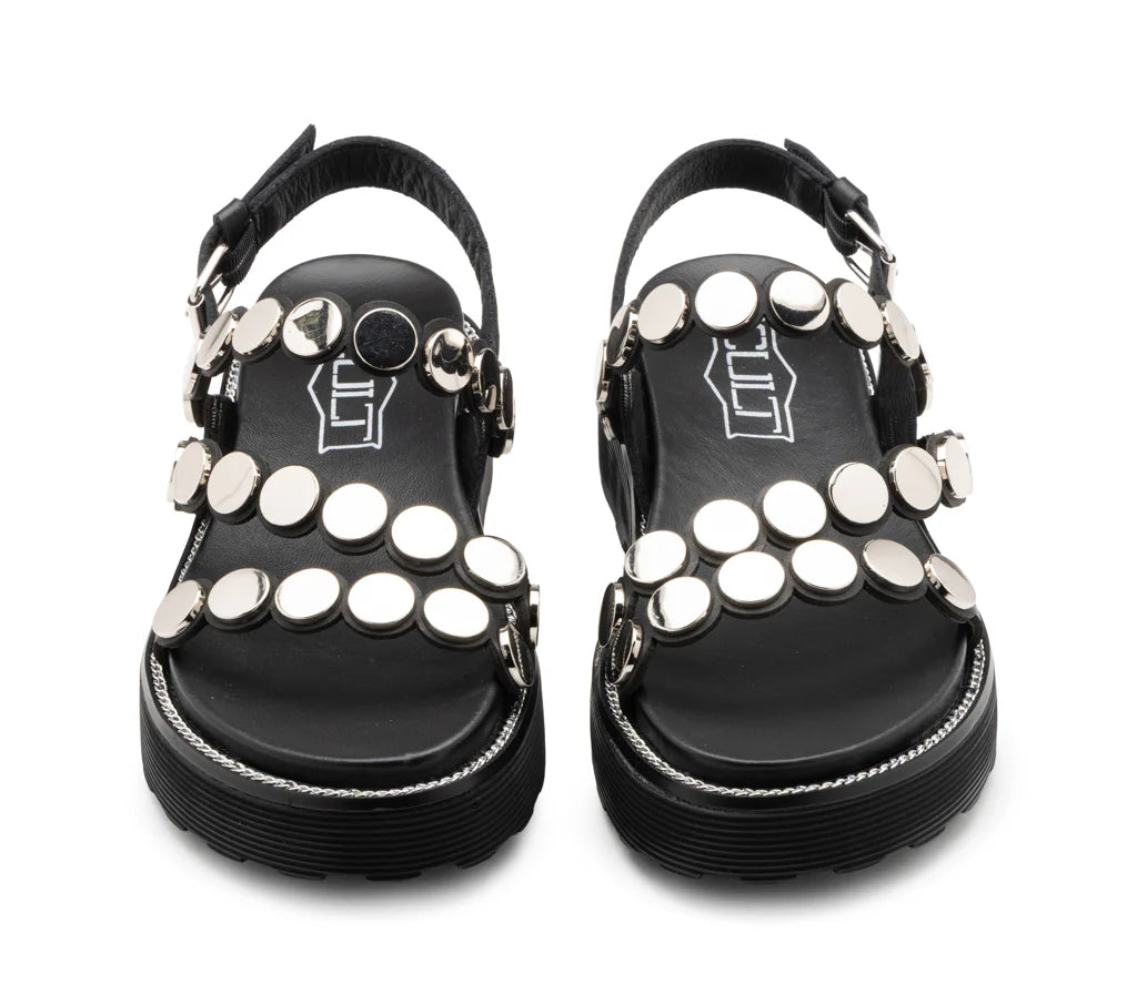 Cult Sandalo Donna Flatform Borchie ZIGGY 4770 Nero - CLW477000