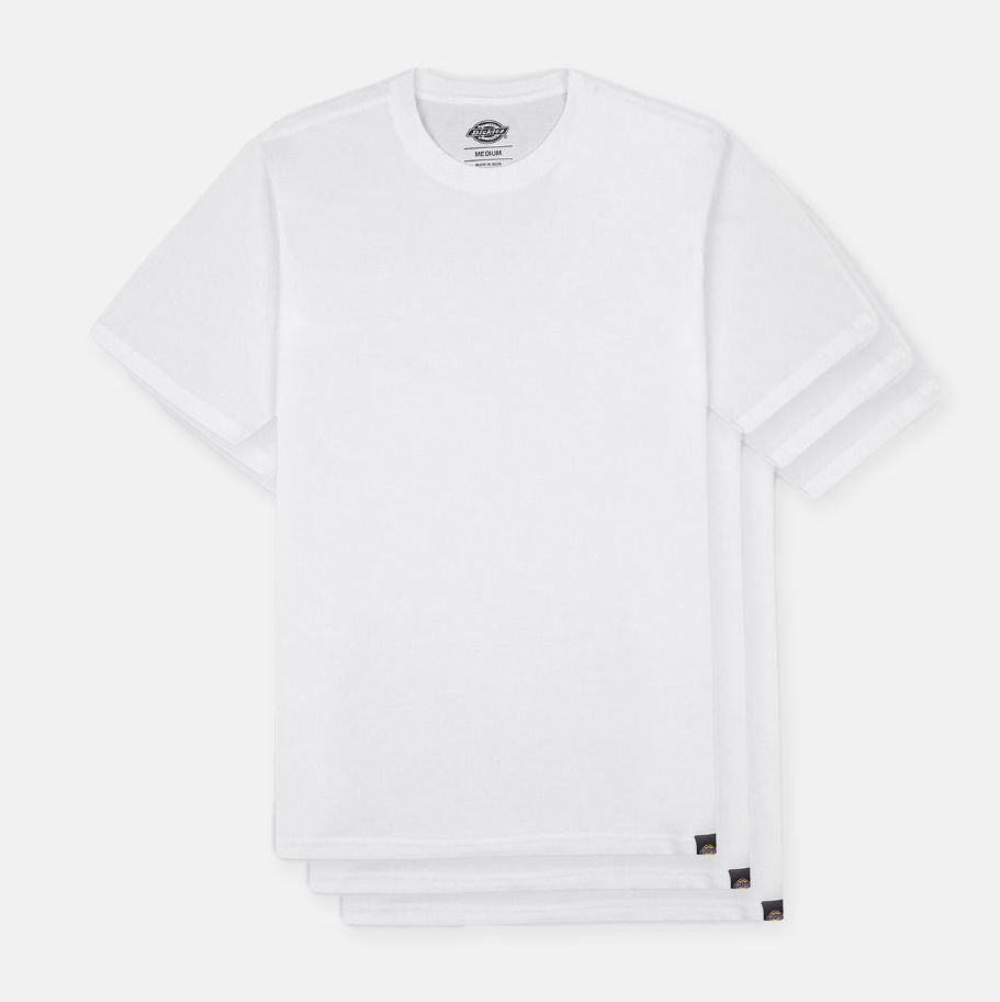 Dickies 3 magliette maniche corte da uomo DK621091WHX1 bianco