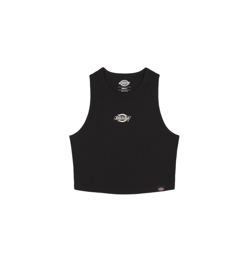 Dickies canotta da donna in cotone elasticizzato Powers DK0A4Y8DBLK1 nero