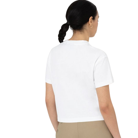 Dickies maglietta manica corta da donna Oakport DK0A4Y8LWHX bianco