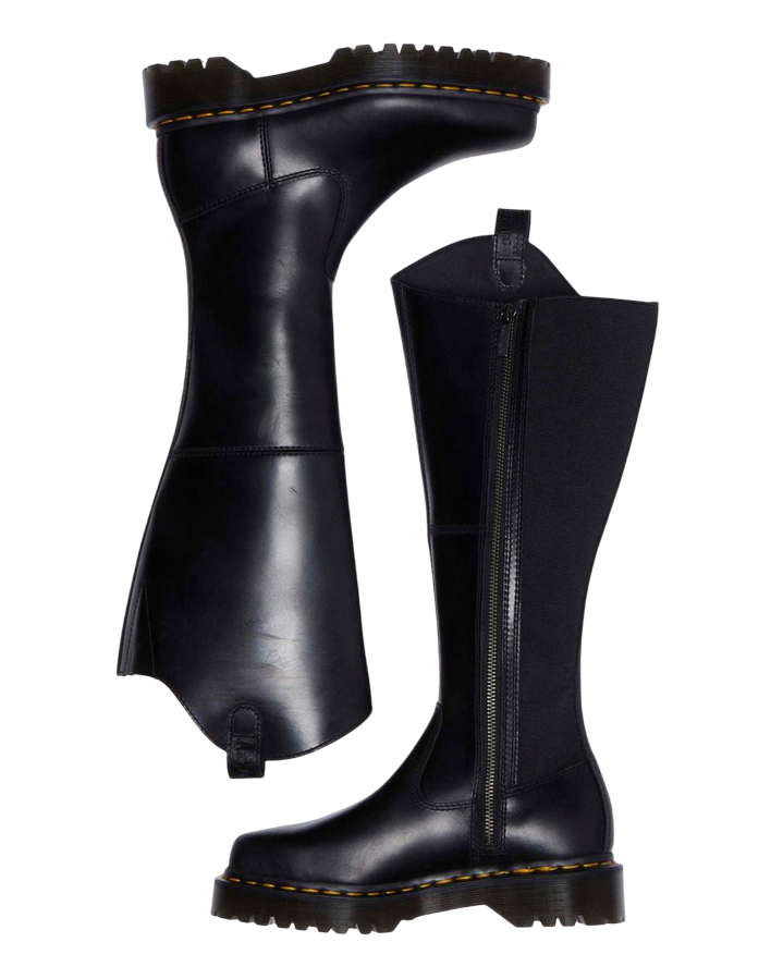 Dr. Martens – Stivale Donna Amaayah Hi 31947001 Nero | Eleganza Cavallerizza, Pelle Orleans Premium, Comfort Urban Bex Squared