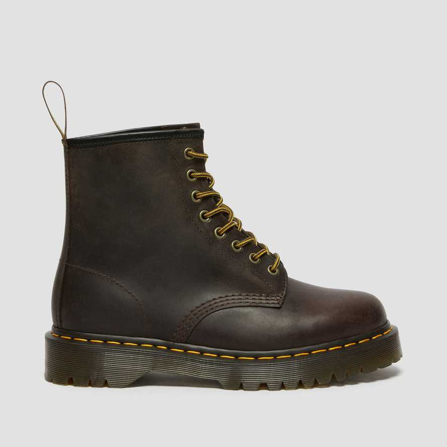 Dr. Martens Anfibio 1460 Bex Uomo Marrone Scuro Dark Brown - 27894201