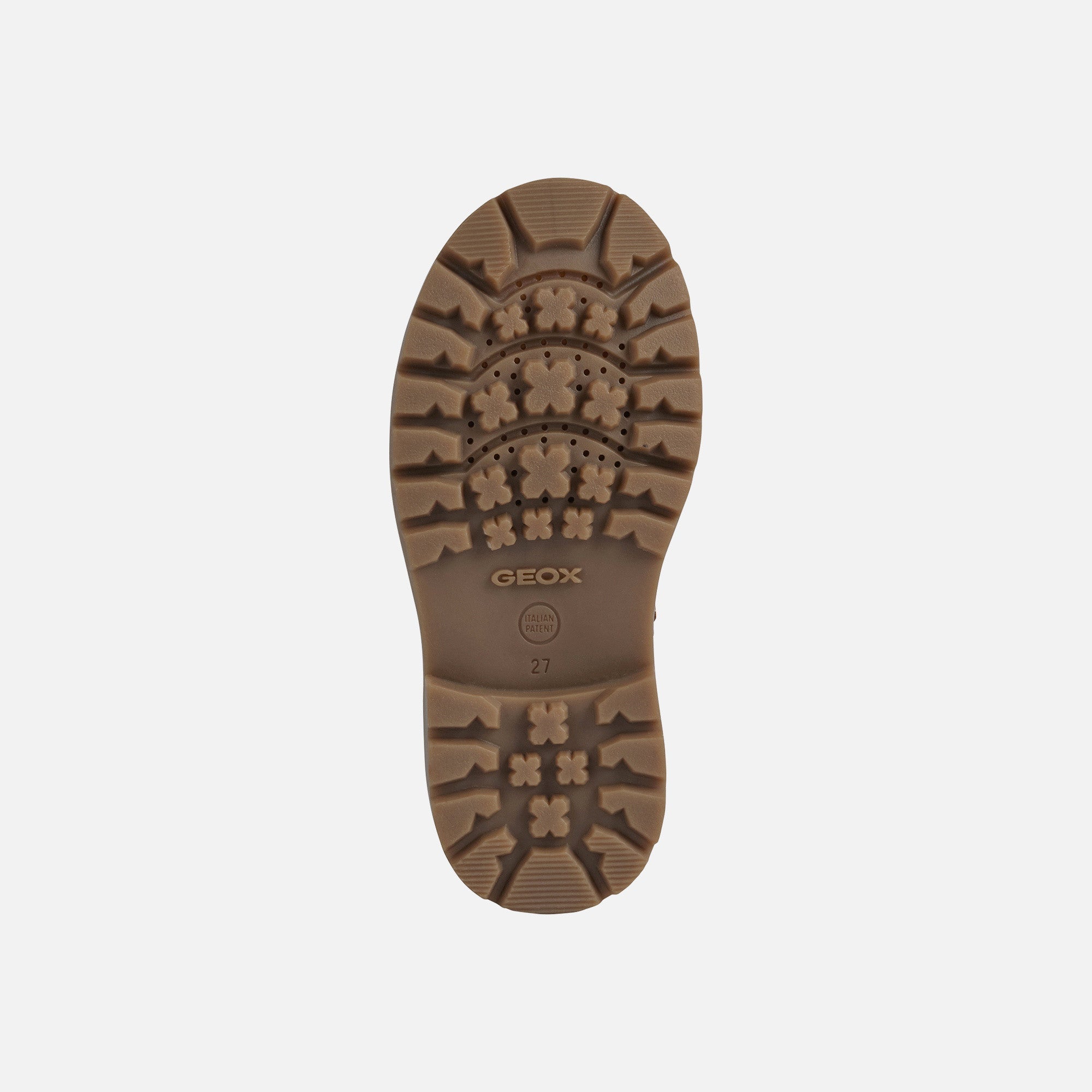 Geox stivaletto boscaiolo da bambino Shaylax in pelle nabuk J16FAB 032BC C0930 r giallo-marrone