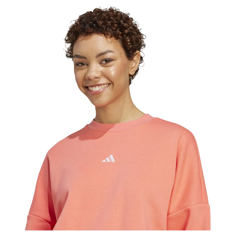 Adidas Felpa Donna Corallo Essentials Feelcozy KE4362