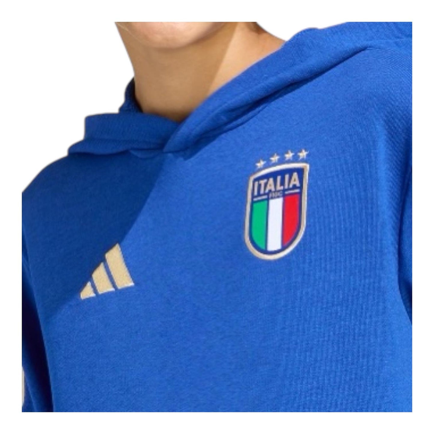 Adidas Italy DNA Hoodie JY9518 Azzurro Junior