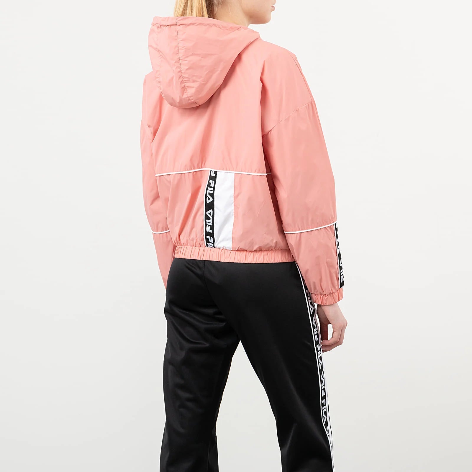 Fila Tale Wind Jacket Donna Rosa Salmone Bianco - 687692 A483
